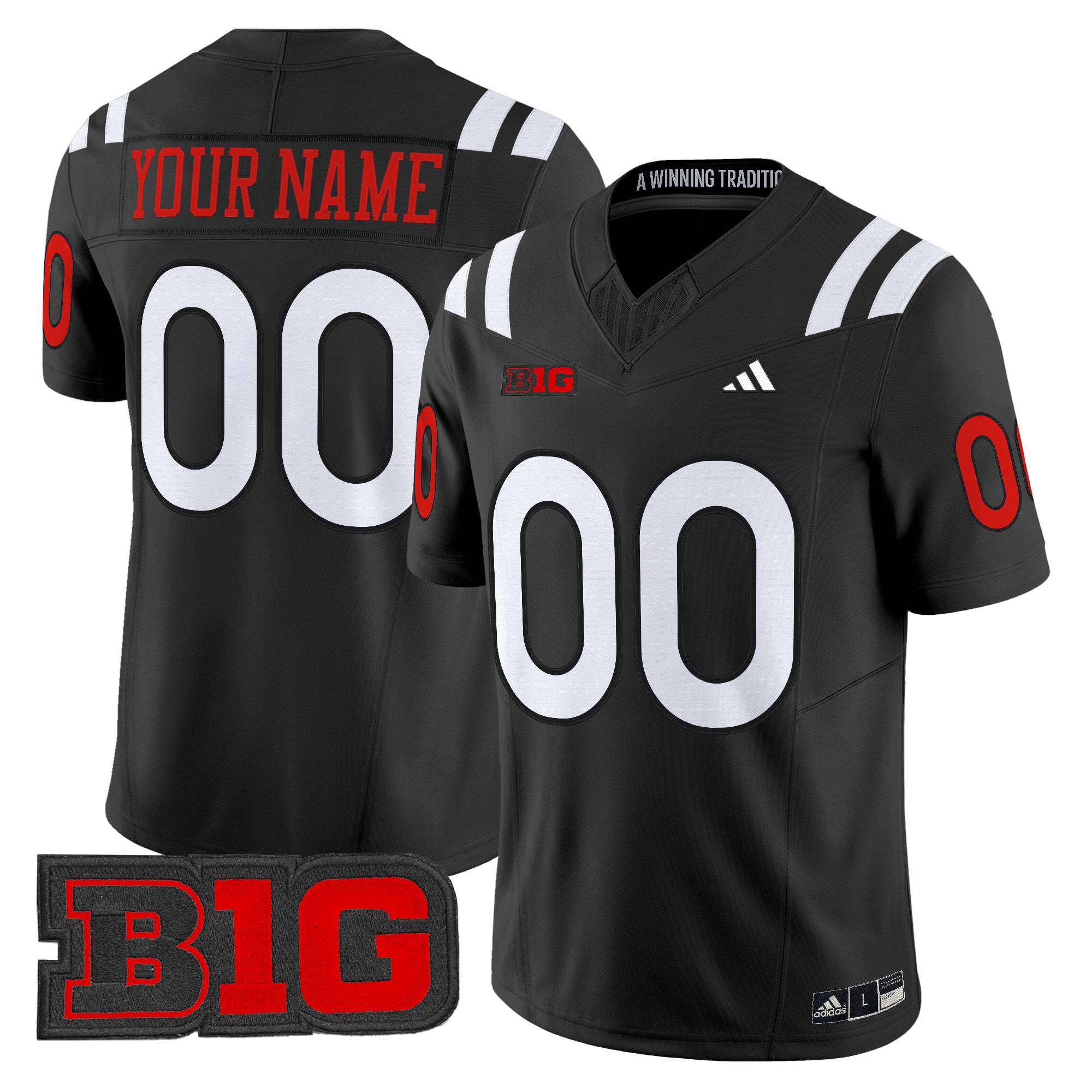 Nebraska Cornhuskers 2026 Vapor Limited Custom Jersey - All Stitched