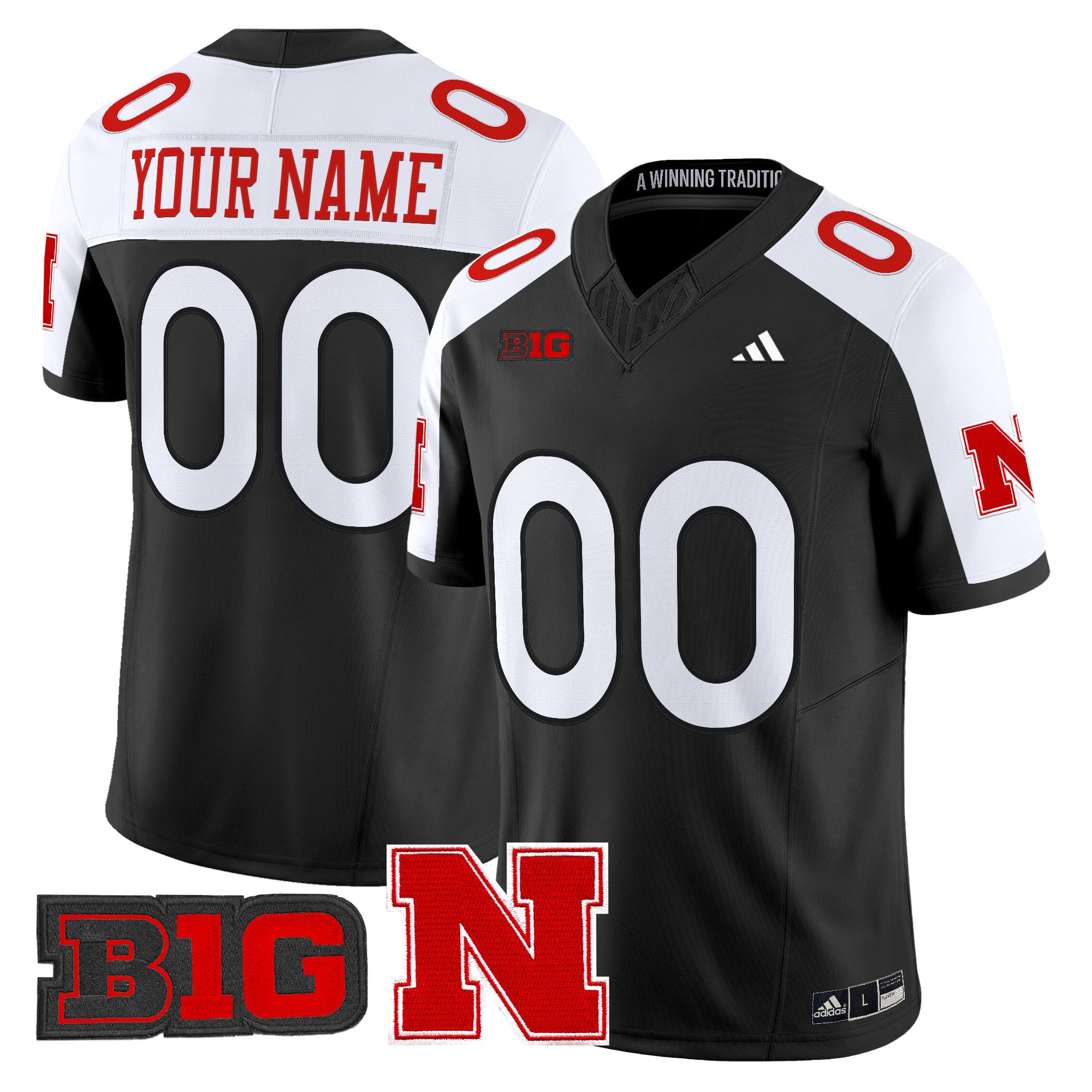 Nebraska Cornhuskers 2026 Vapor Limited Custom Jersey - All Stitched