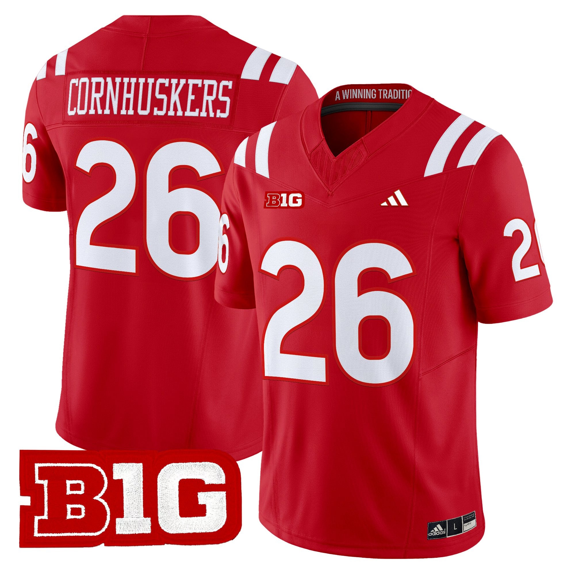 Men's Nebraska Cornhuskers 2026 Vapor Limited Jersey - All Stitched