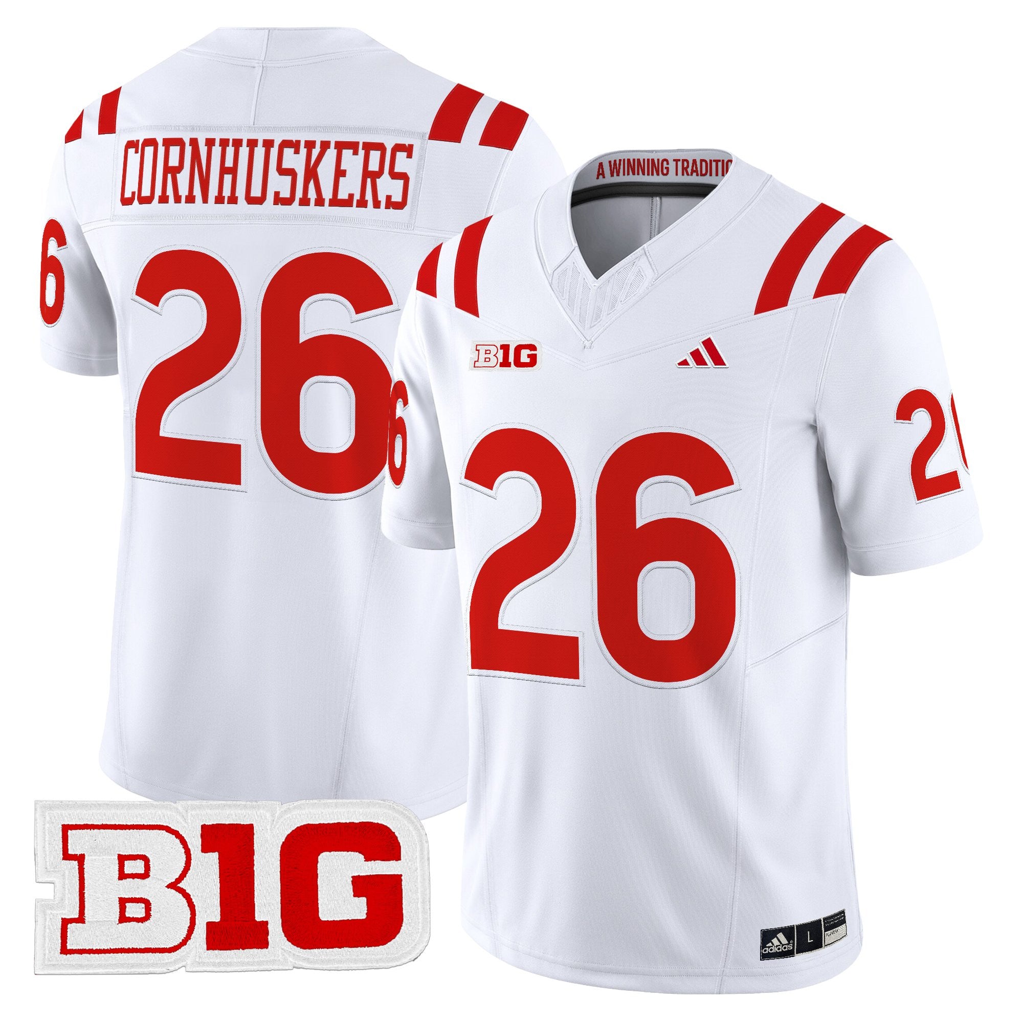 Men's Nebraska Cornhuskers 2026 Vapor Limited Jersey - All Stitched