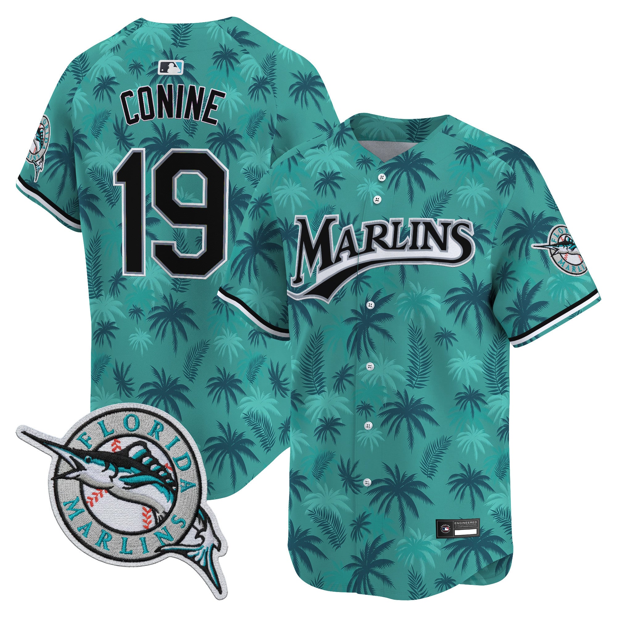 Miami Marlins GTA Vice City Vapor Premier Limited Jersey - Stitched