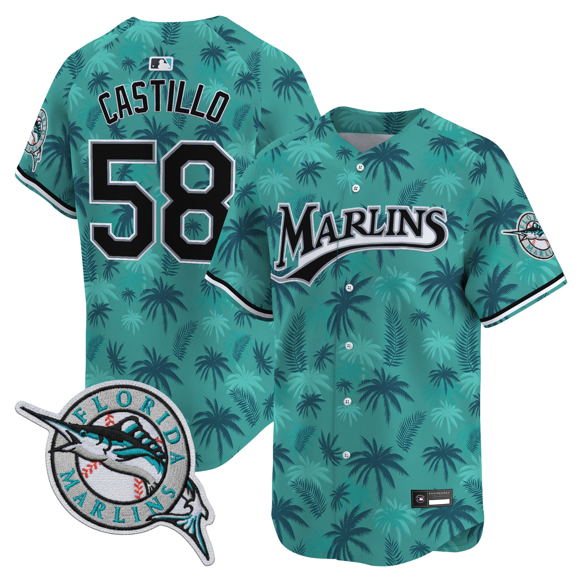 Miami Marlins GTA Vice City Vapor Premier Limited Jersey - Stitched