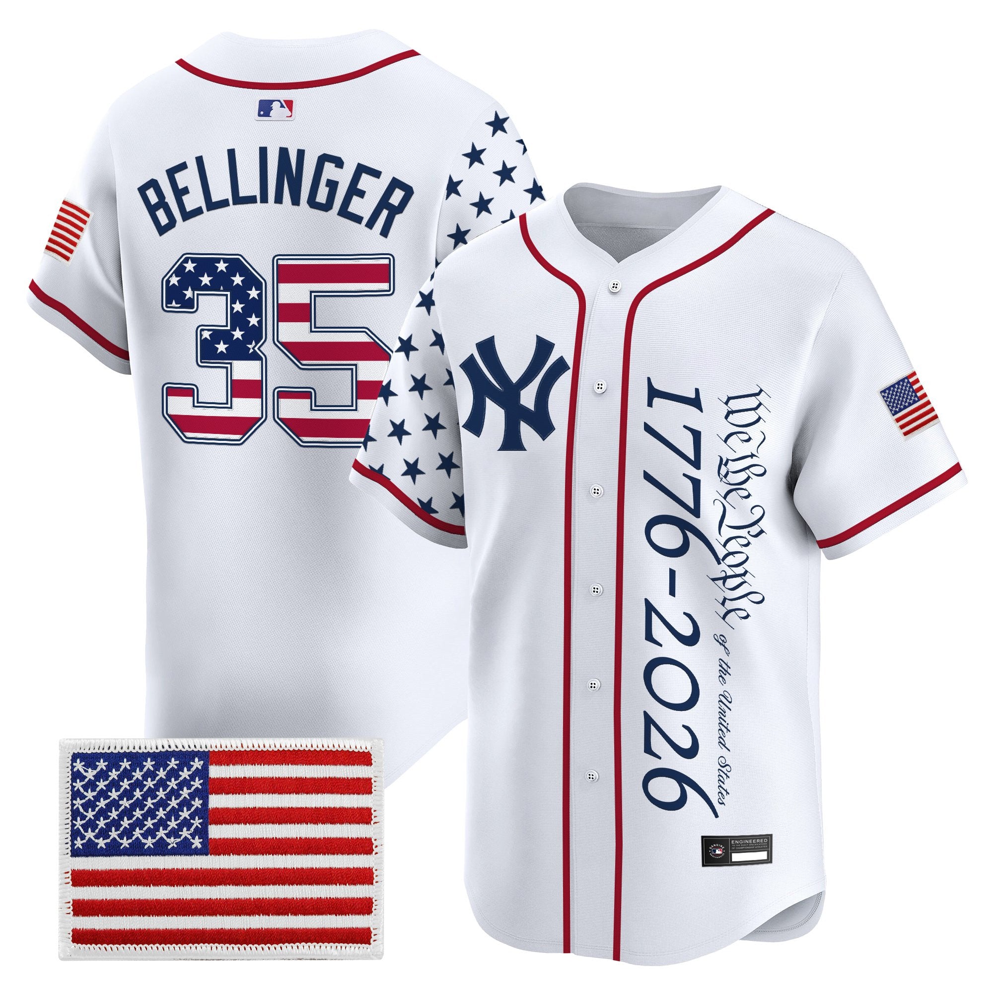 Men's Yankees "America 250 Edition" Vapor Premier Limited Jersey V3 - All Stitched