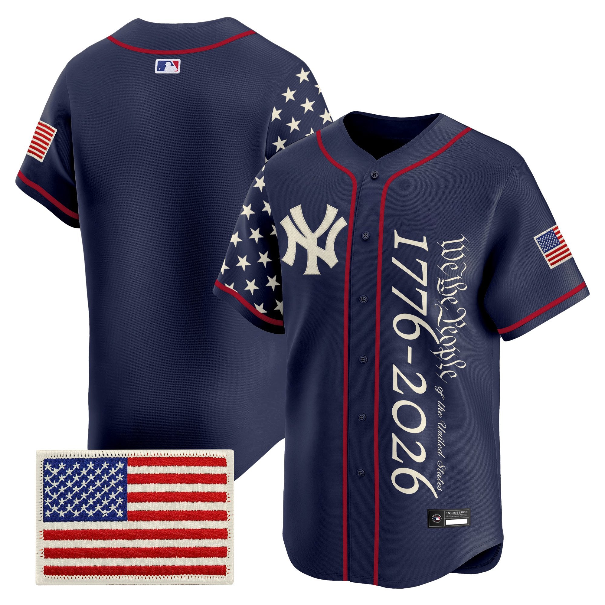 Men's Yankees "America 250 Edition" Vapor Premier Limited Jersey V3 - All Stitched
