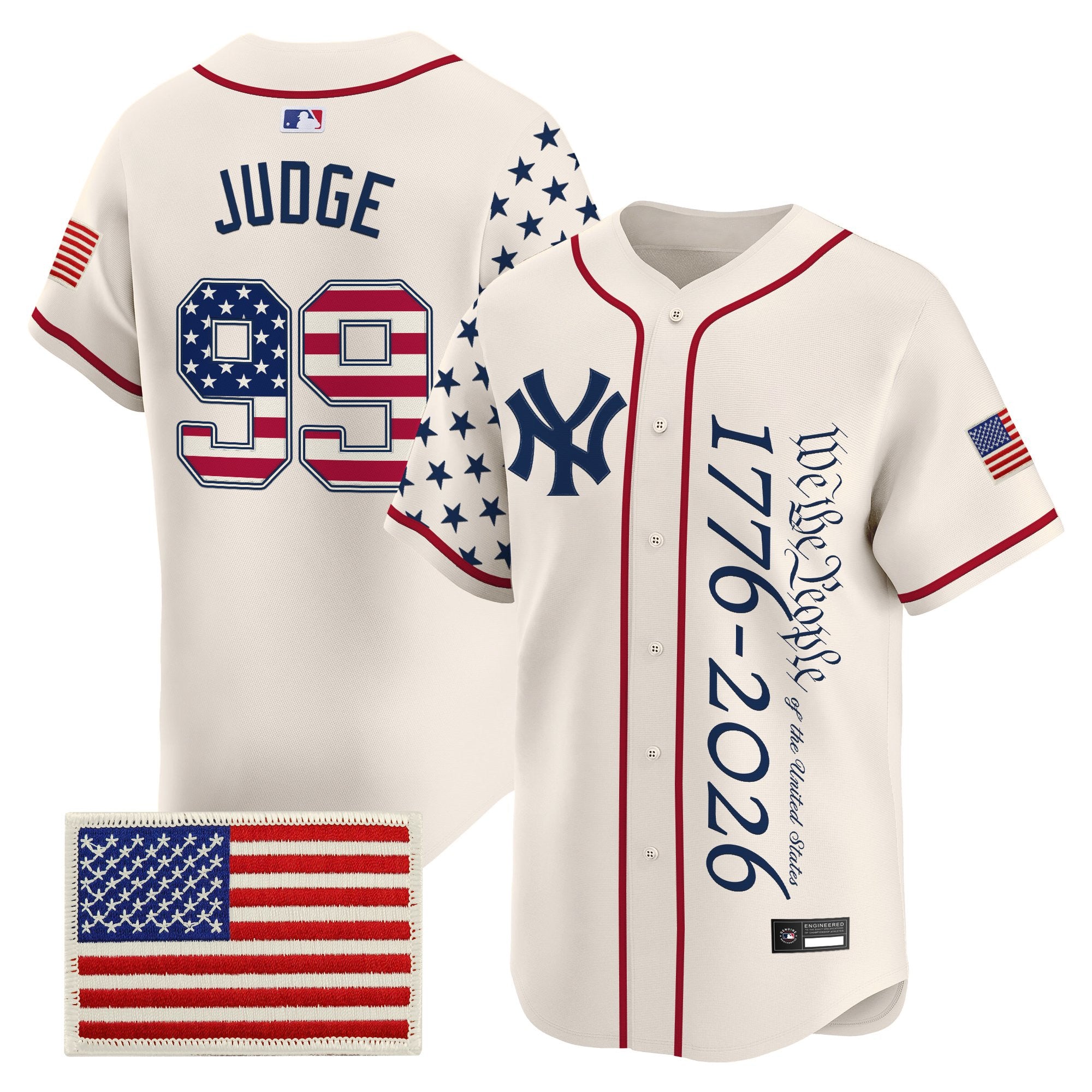 Men's Yankees "America 250 Edition" Vapor Premier Limited Jersey V3 - All Stitched