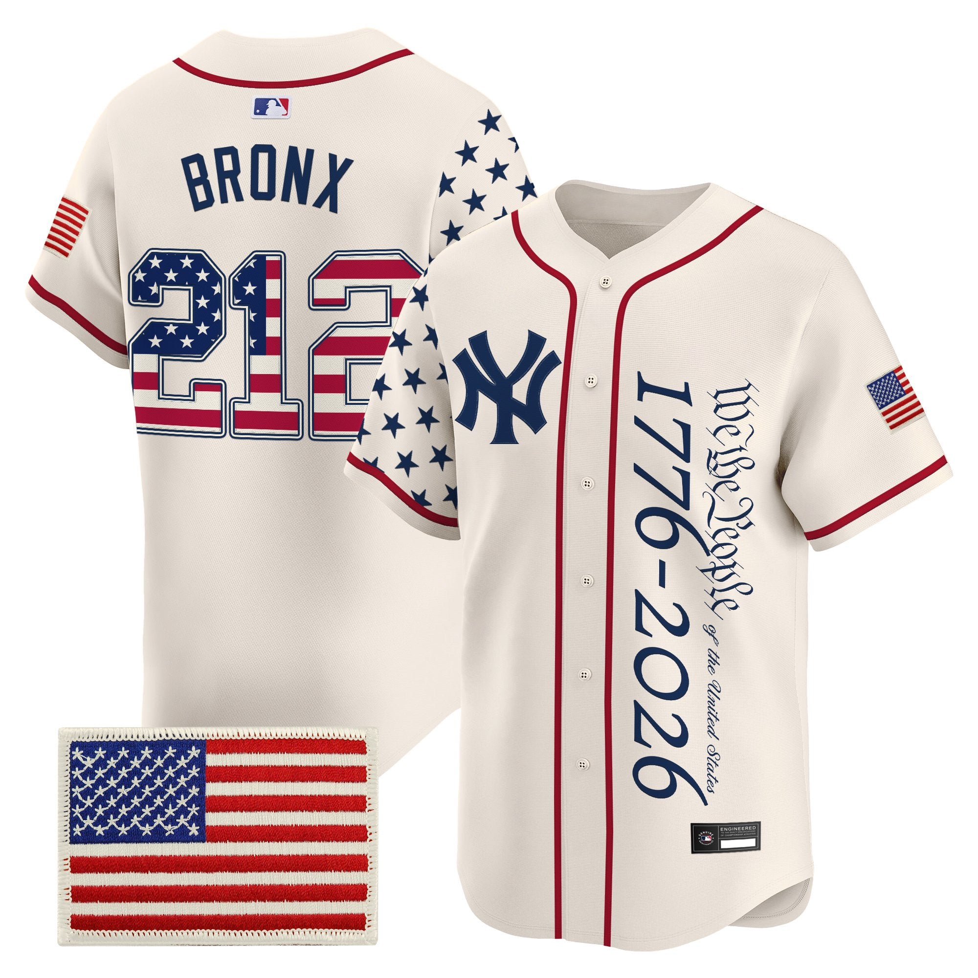Men's Yankees "America 250 Edition" Vapor Premier Limited Jersey V3 - All Stitched