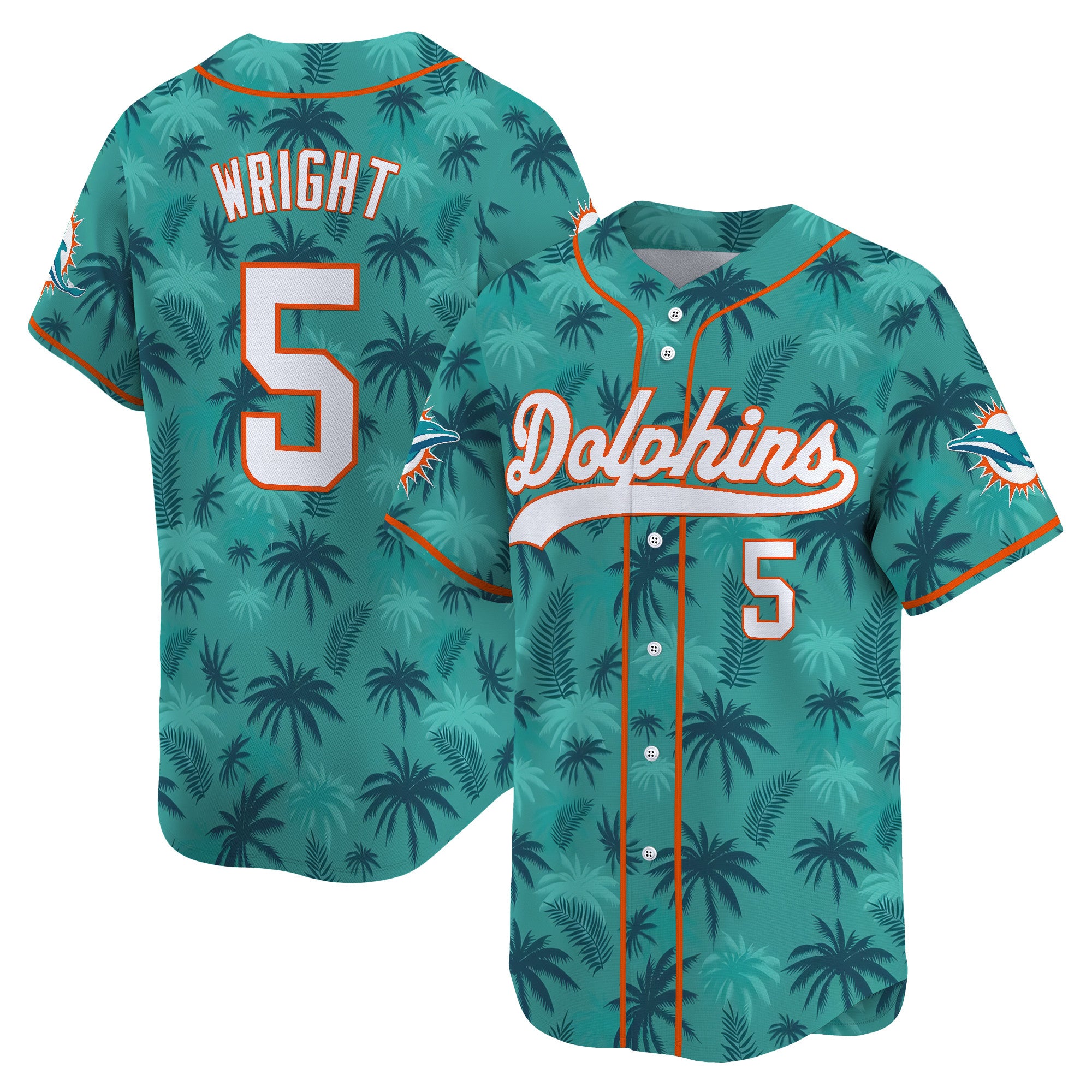 Miami Dolphins GTA Vice City Vapor Premier Limited Jersey - Stitched