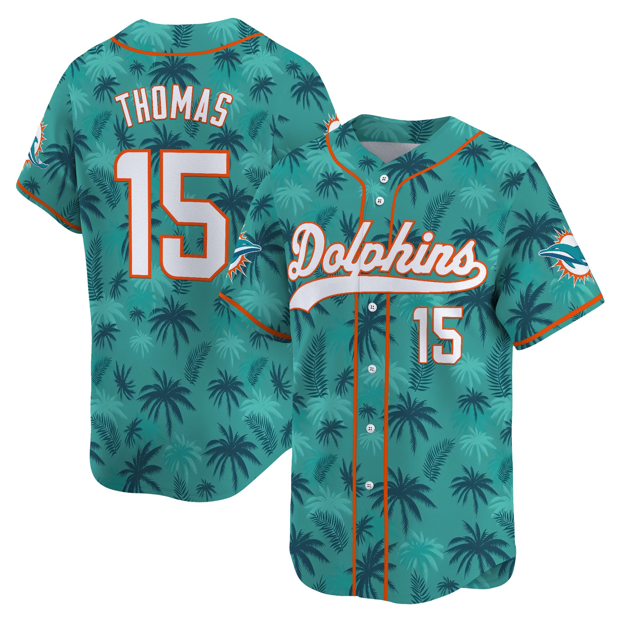 Miami Dolphins GTA Vice City Vapor Premier Limited Jersey - Stitched