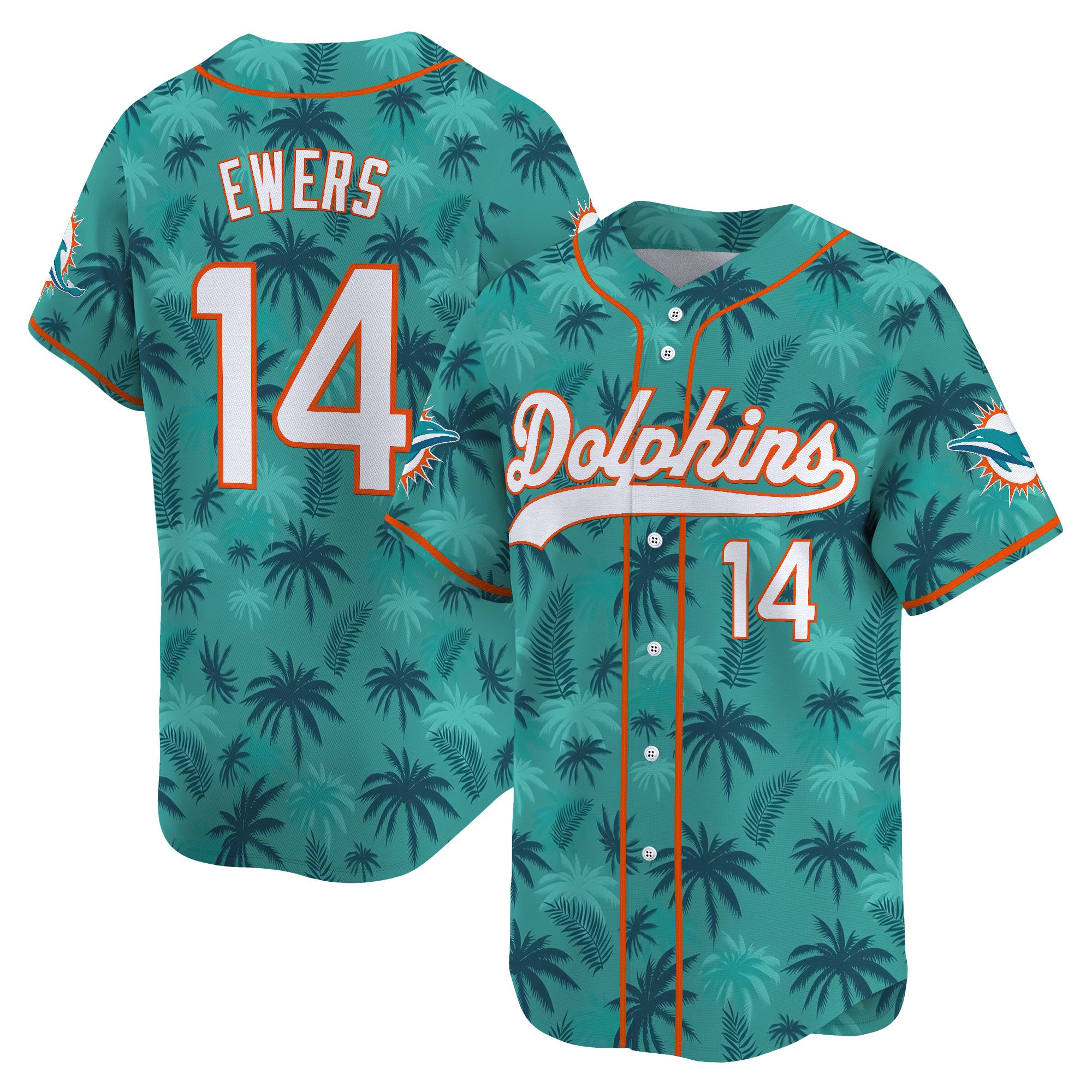 Miami Dolphins GTA Vice City Vapor Premier Limited Jersey - Stitched
