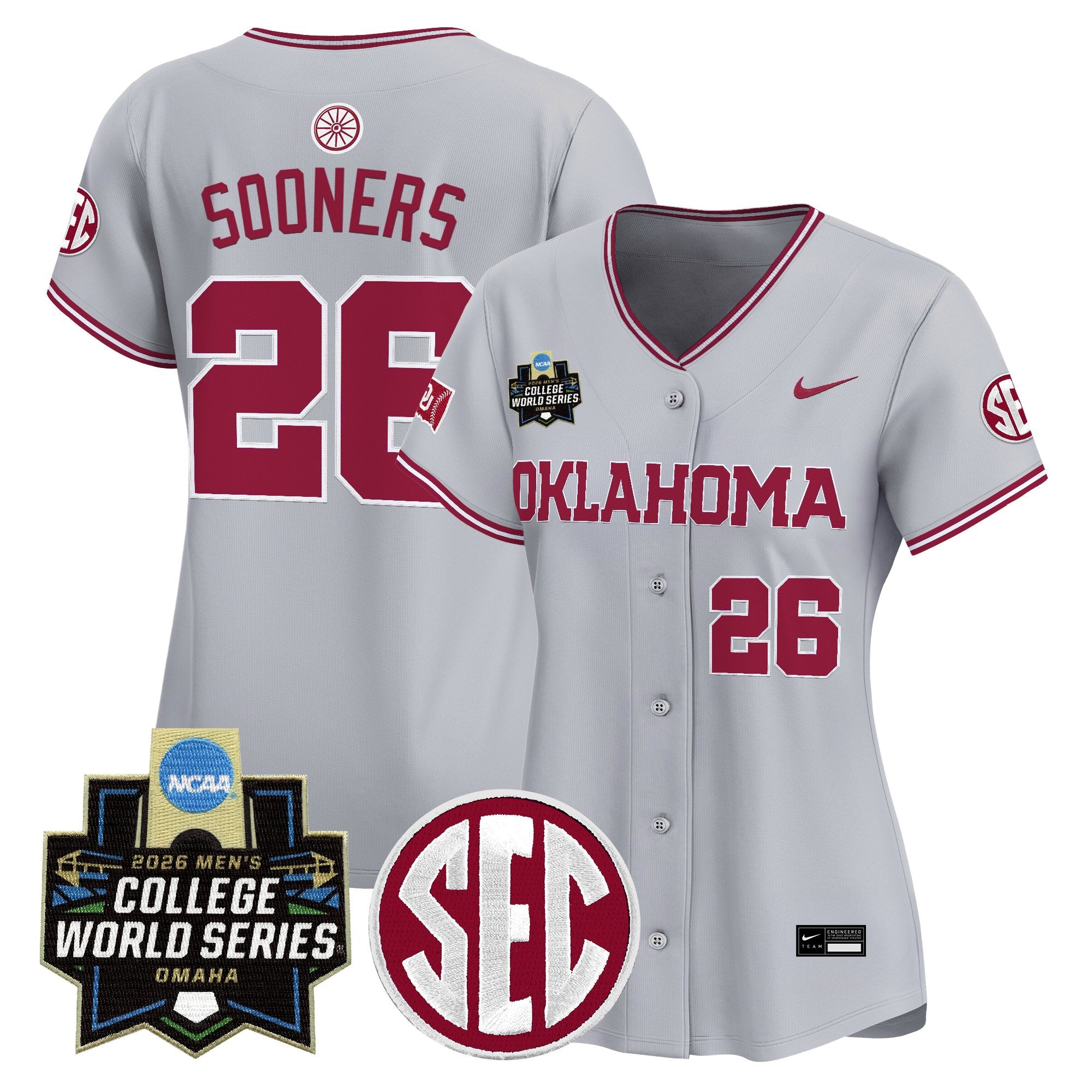 Women's Oklahoma Sooners 2026 World Series Vapor Premier Limited Jersey - All Stitched