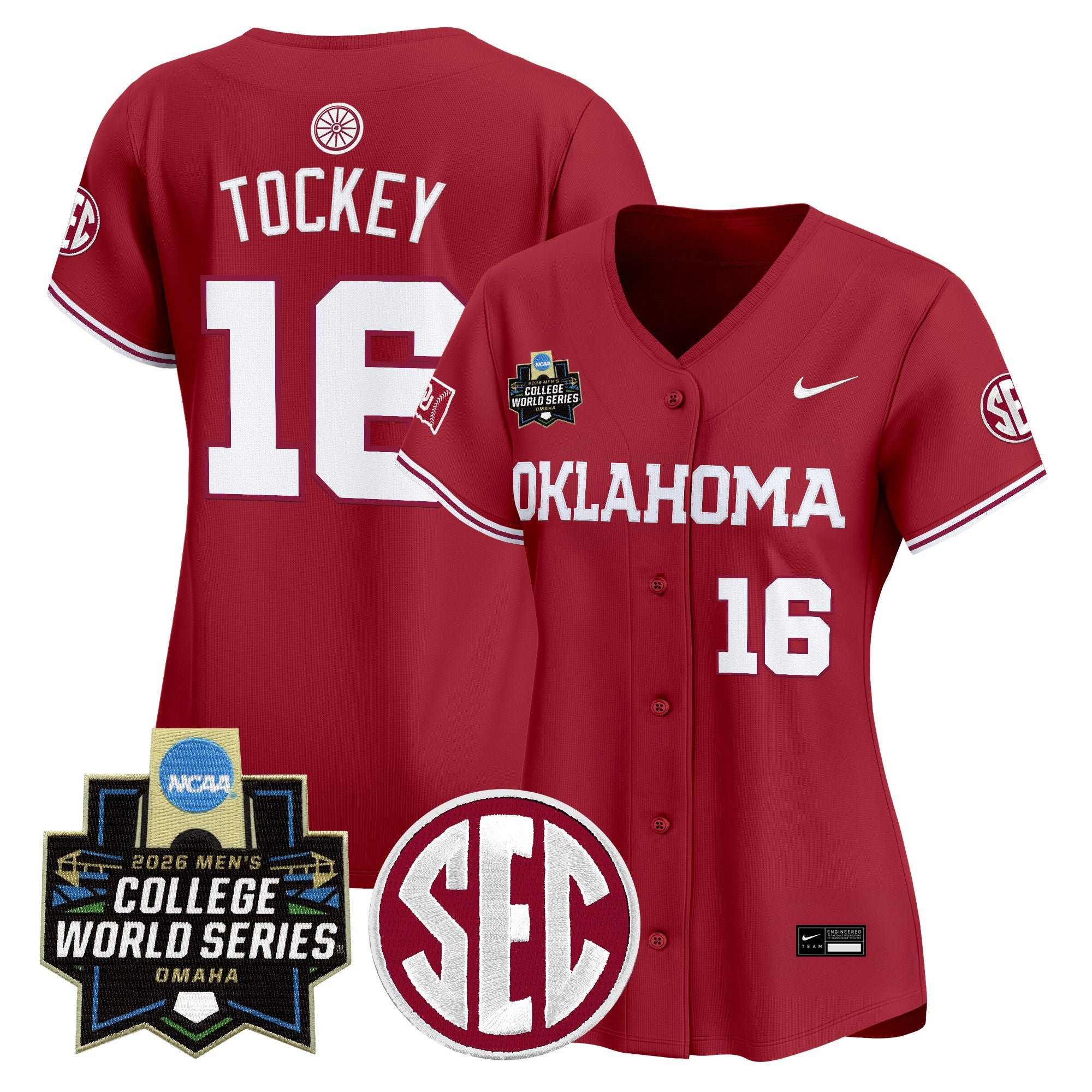 Women's Oklahoma Sooners 2026 World Series Vapor Premier Limited Jersey - All Stitched