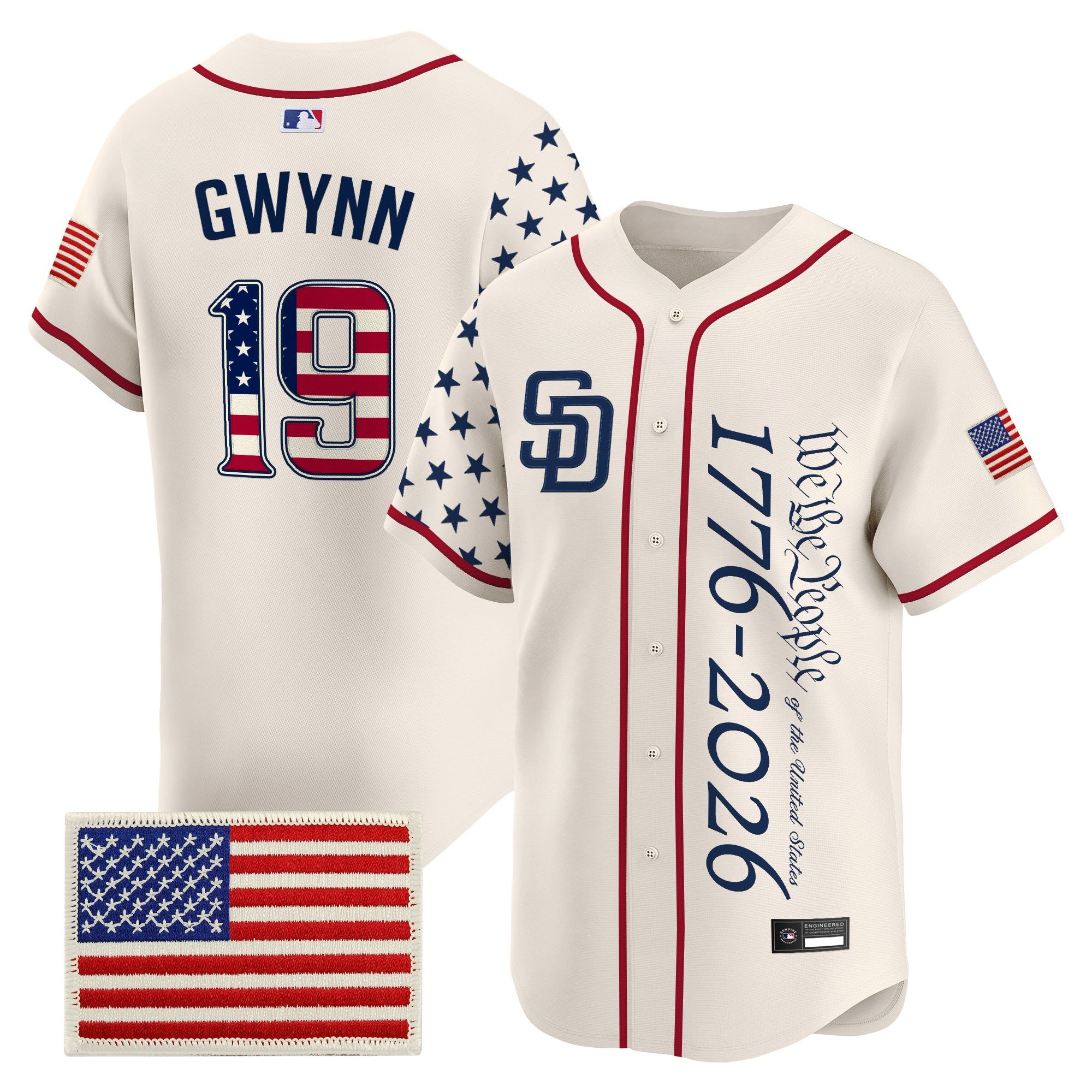 Men's San Diego Padres "America250 Edition" Vapor Premier Limited Jersey V2 - All Stitched