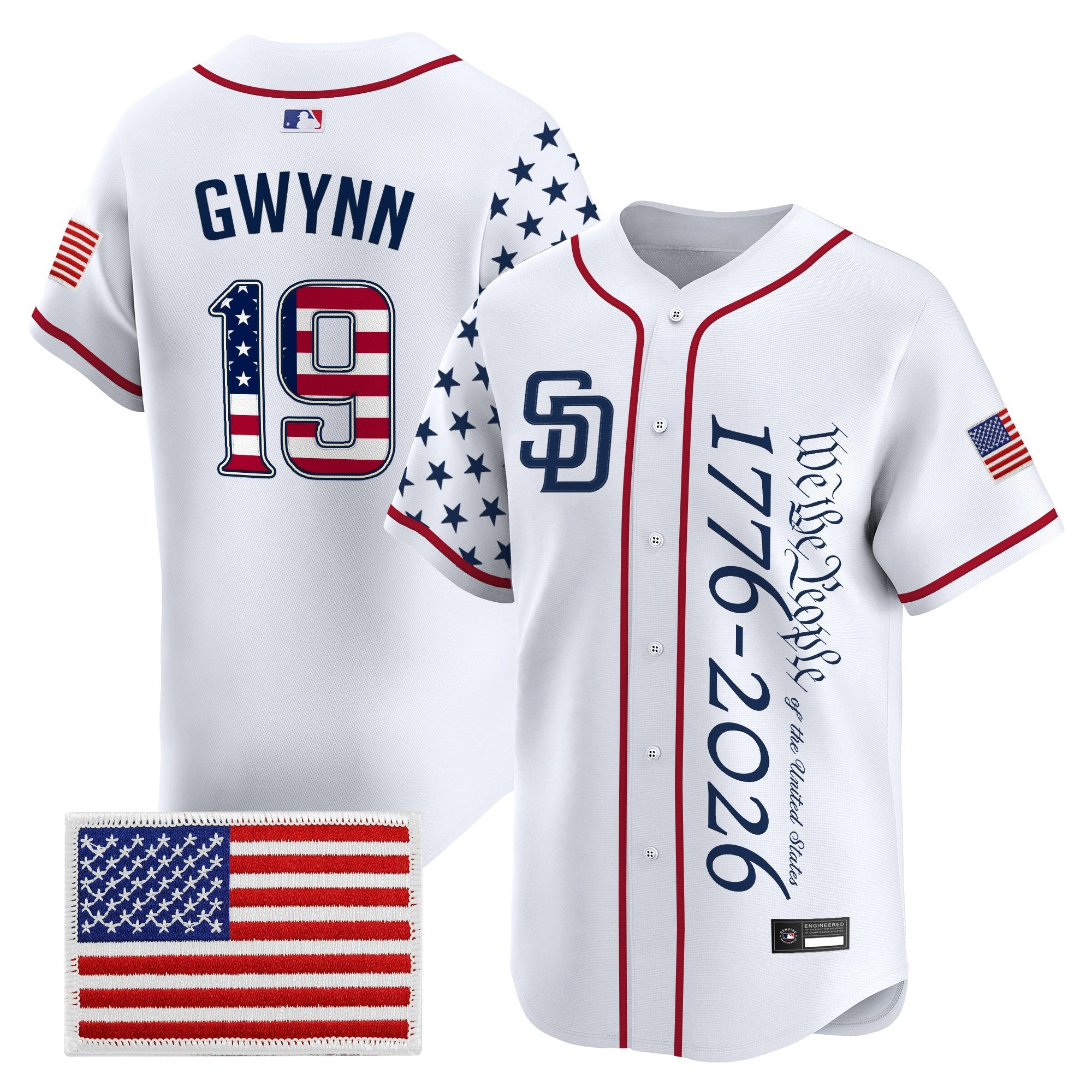 Men's San Diego Padres "America250 Edition" Vapor Premier Limited Jersey V2 - All Stitched