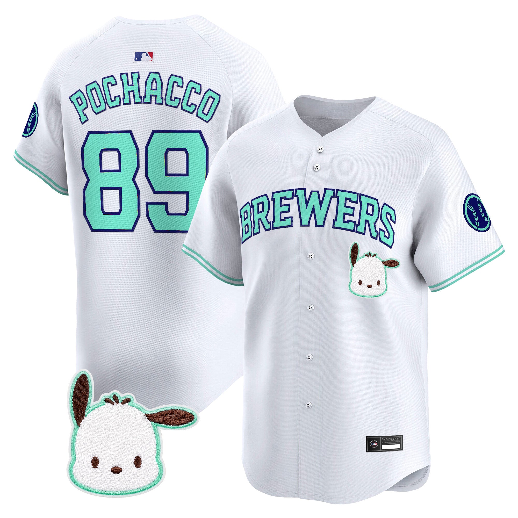 Milwaukee Brewers x Sanrio Friends Vapor Premier Limited Jersey - All Stitched