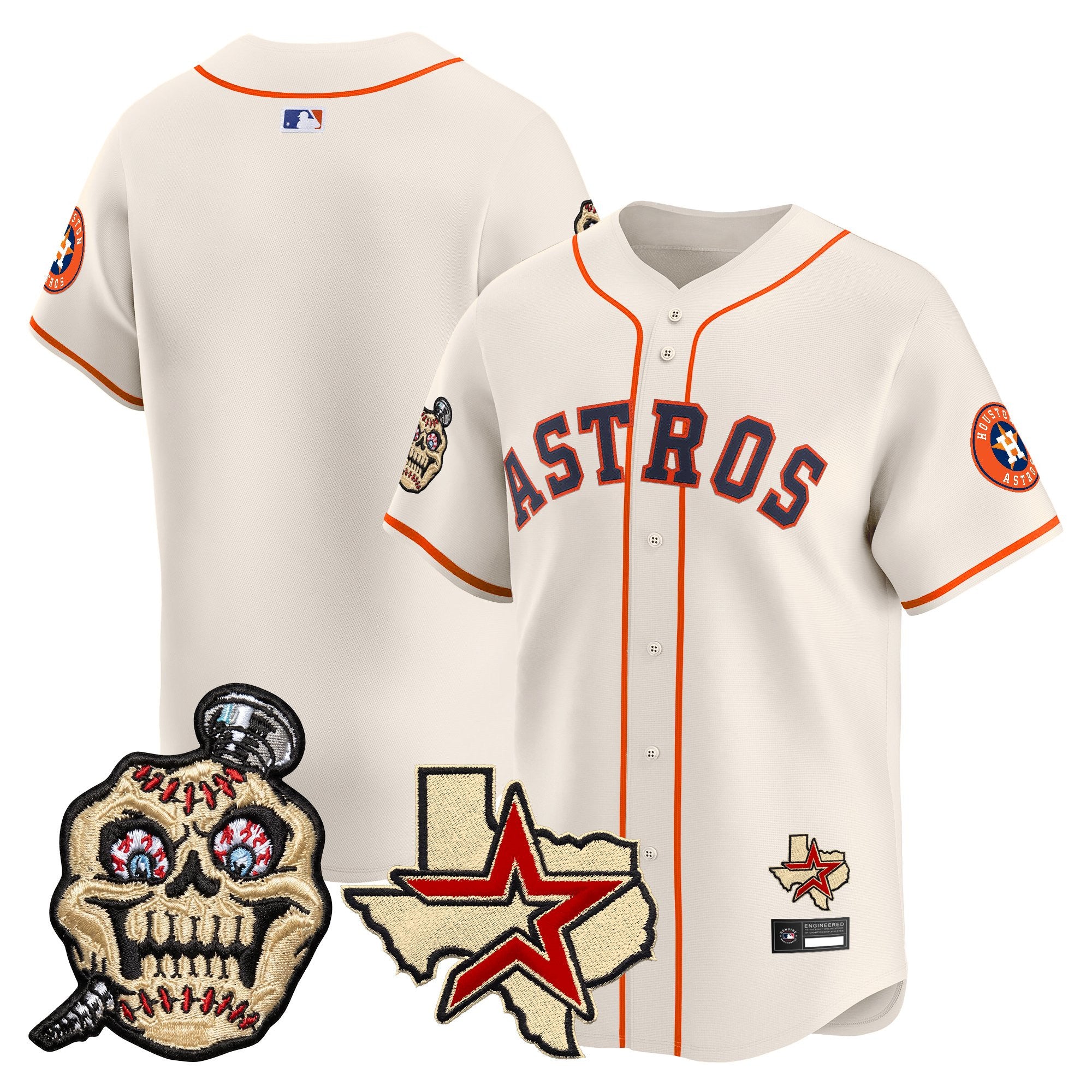 Men's Houston Astros Screwed Up Click Vapor Premier Limited Jersey - All Stitched