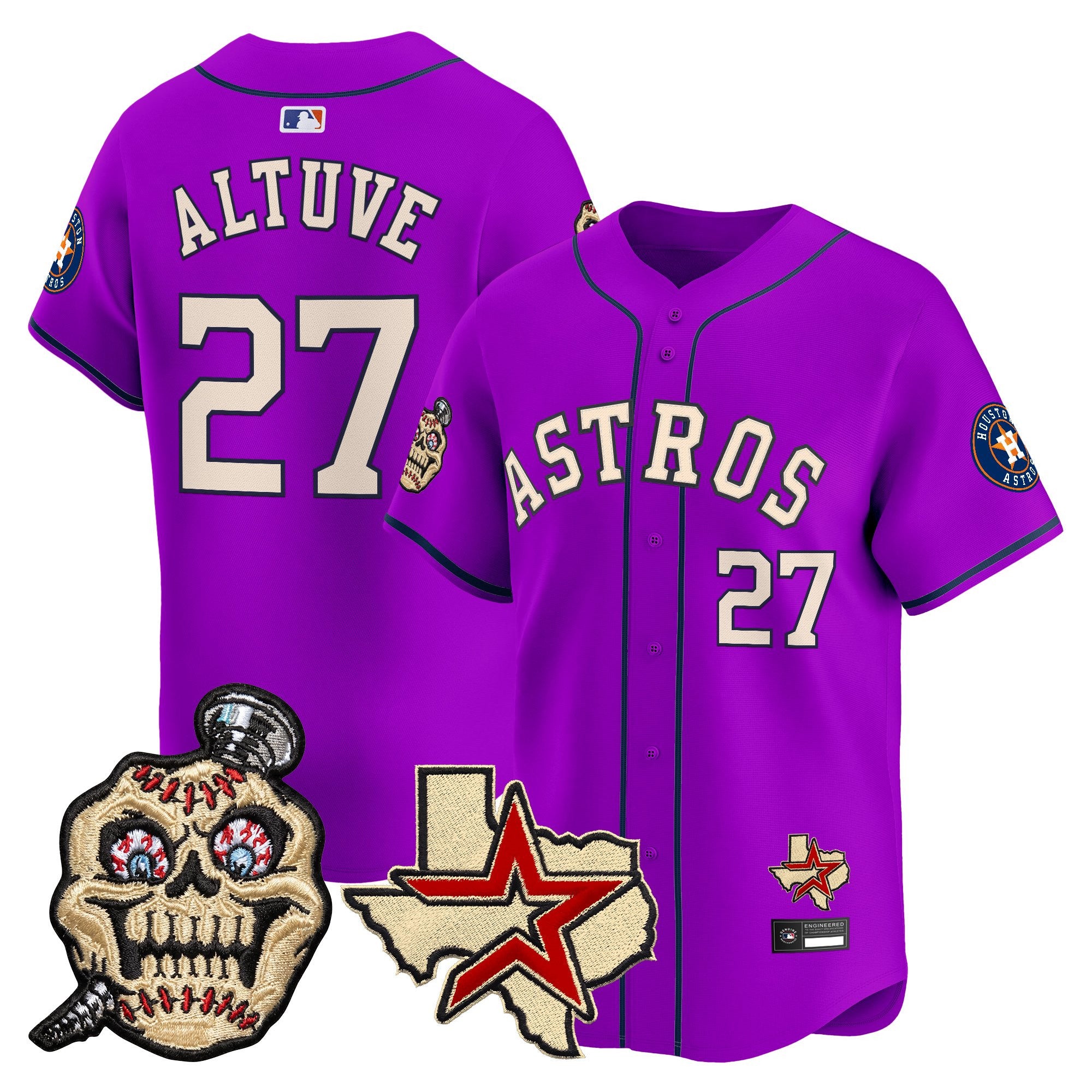 Men's Houston Astros Screwed Up Click Vapor Premier Limited Jersey - All Stitched