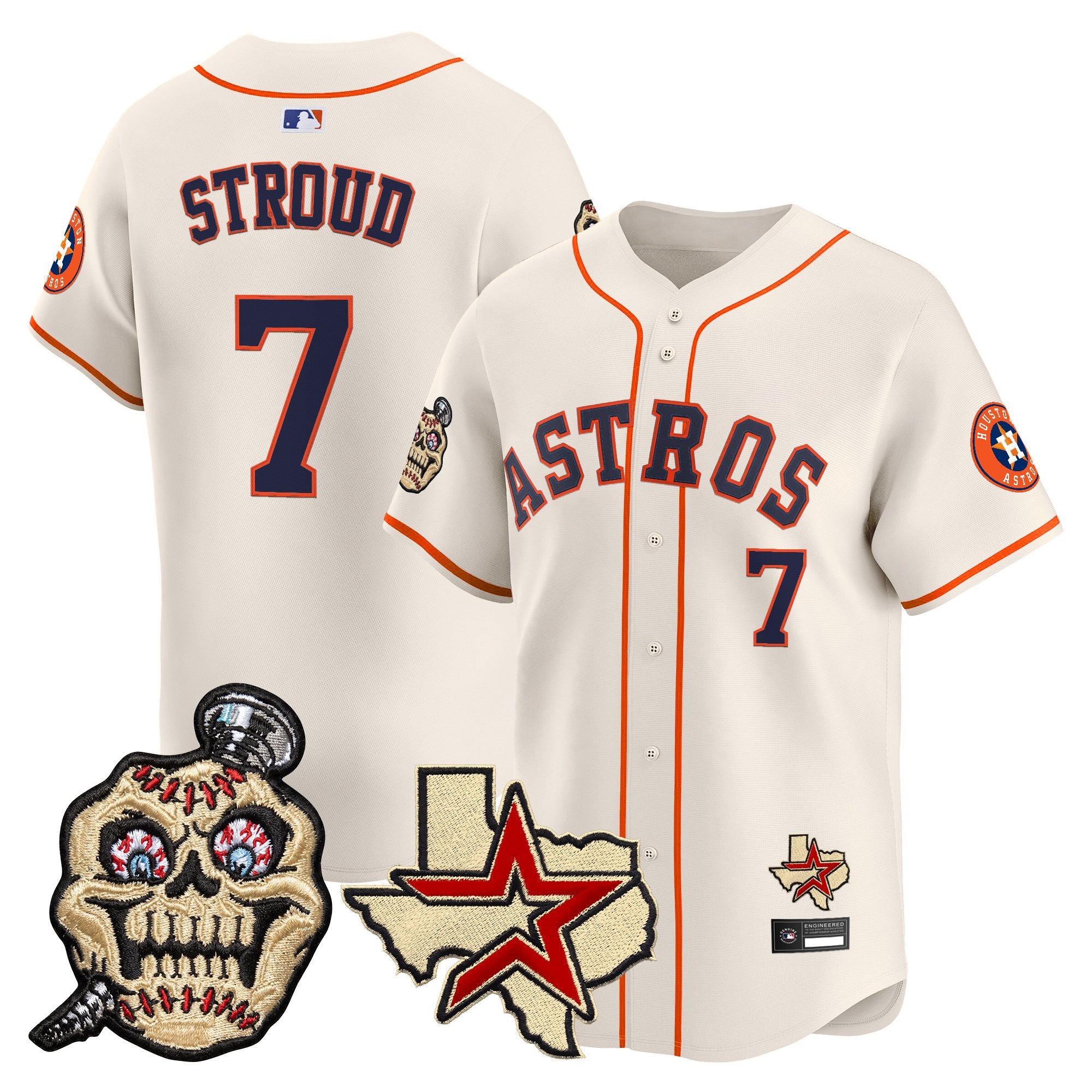 Men's Houston Astros Screwed Up Click Vapor Premier Limited Jersey - All Stitched