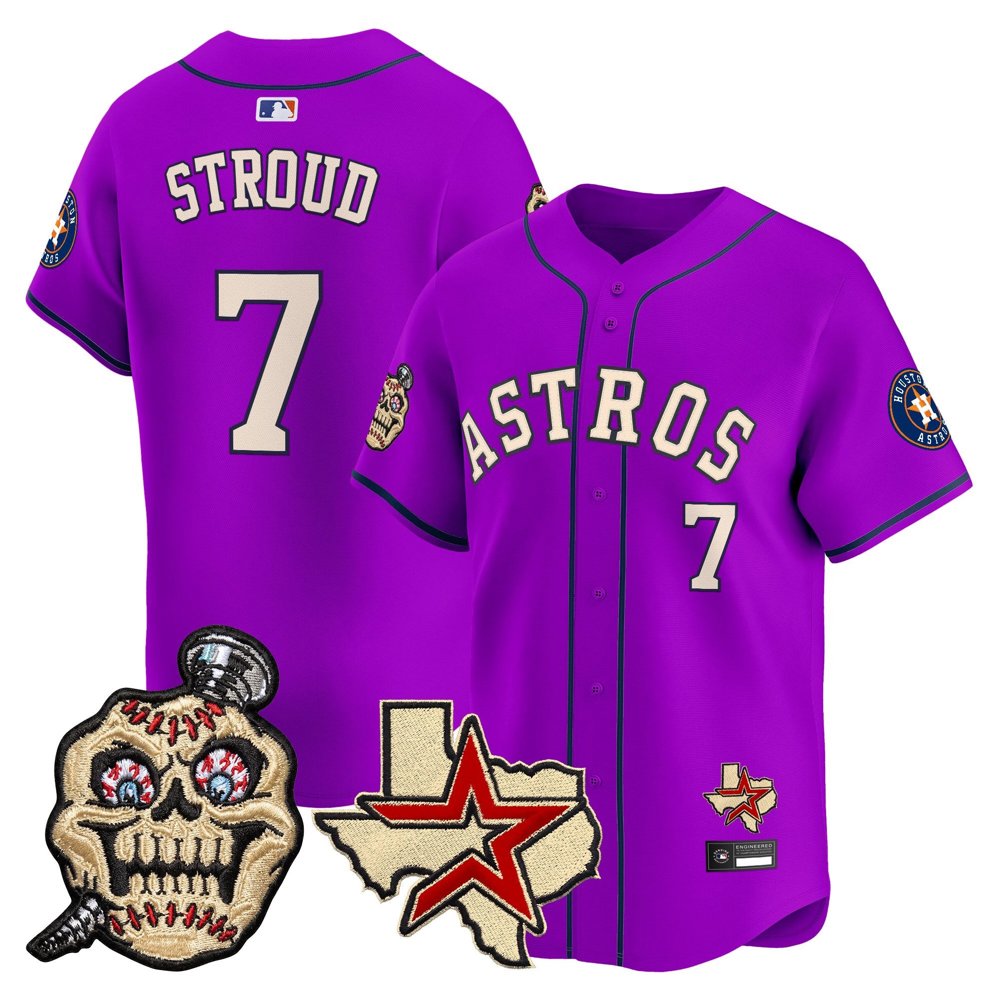 Men's Houston Astros Screwed Up Click Vapor Premier Limited Jersey - All Stitched