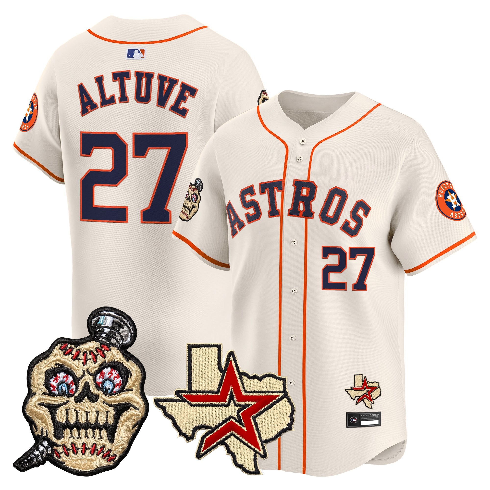 Men's Houston Astros Screwed Up Click Vapor Premier Limited Jersey - All Stitched