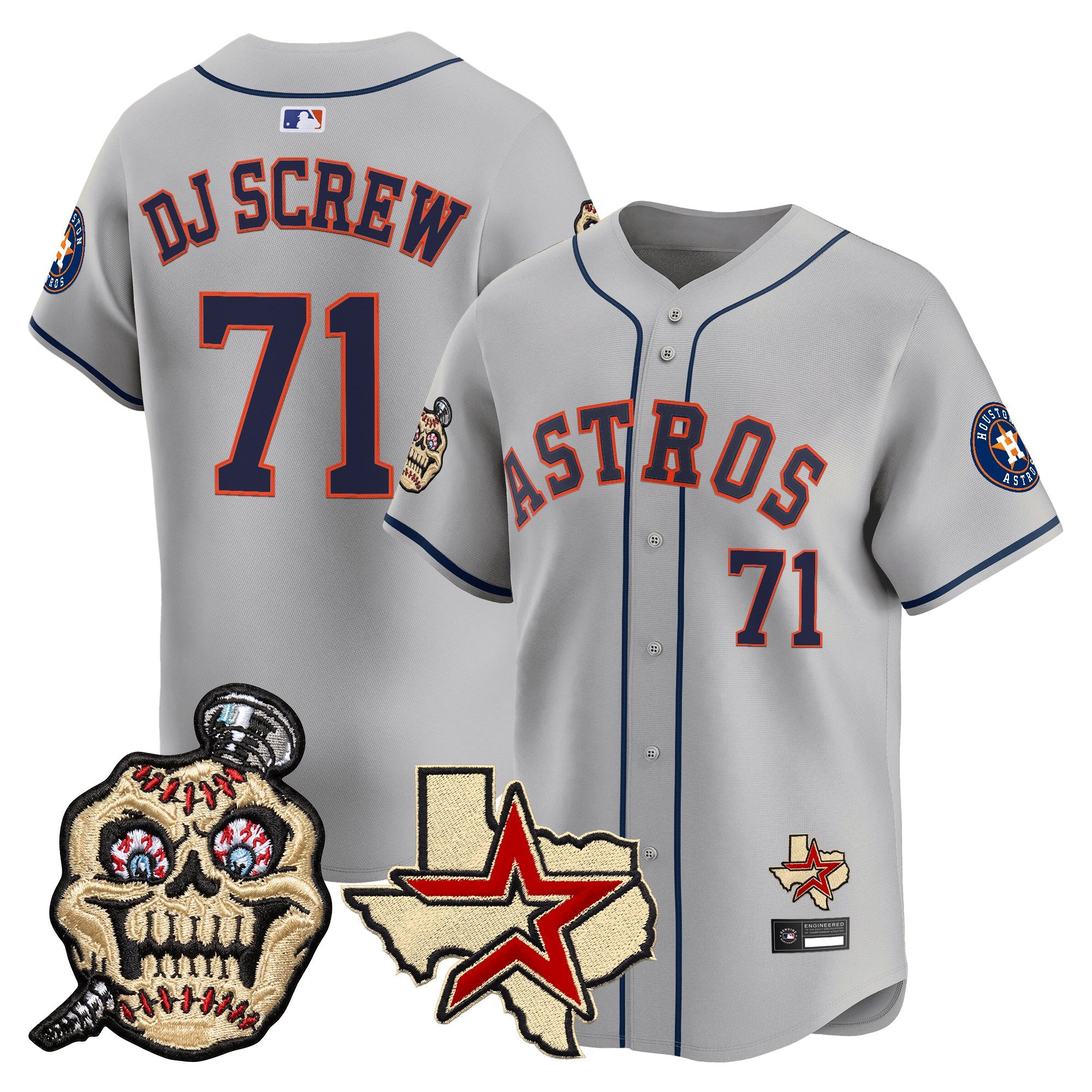 Men's Houston Astros Screwed Up Click Vapor Premier Limited Jersey - All Stitched