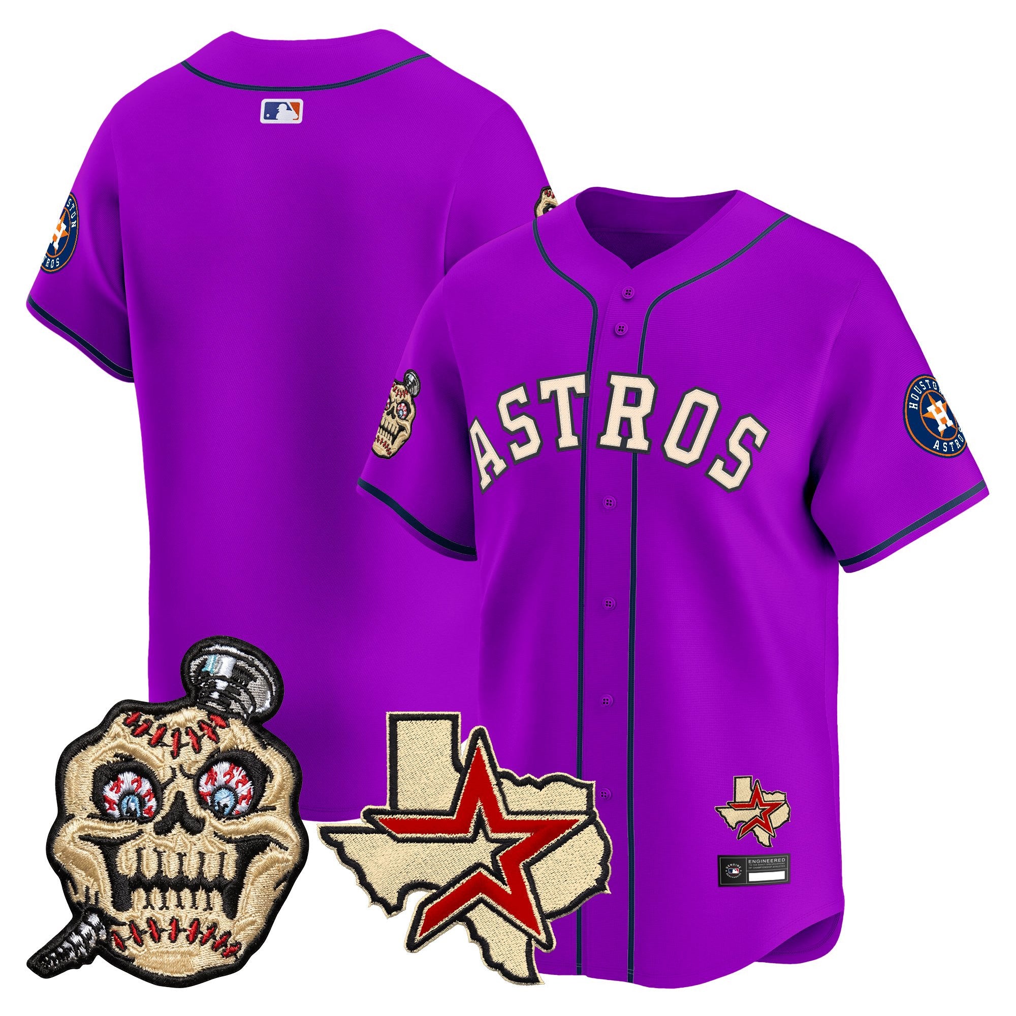 Men's Houston Astros Screwed Up Click Vapor Premier Limited Jersey - All Stitched