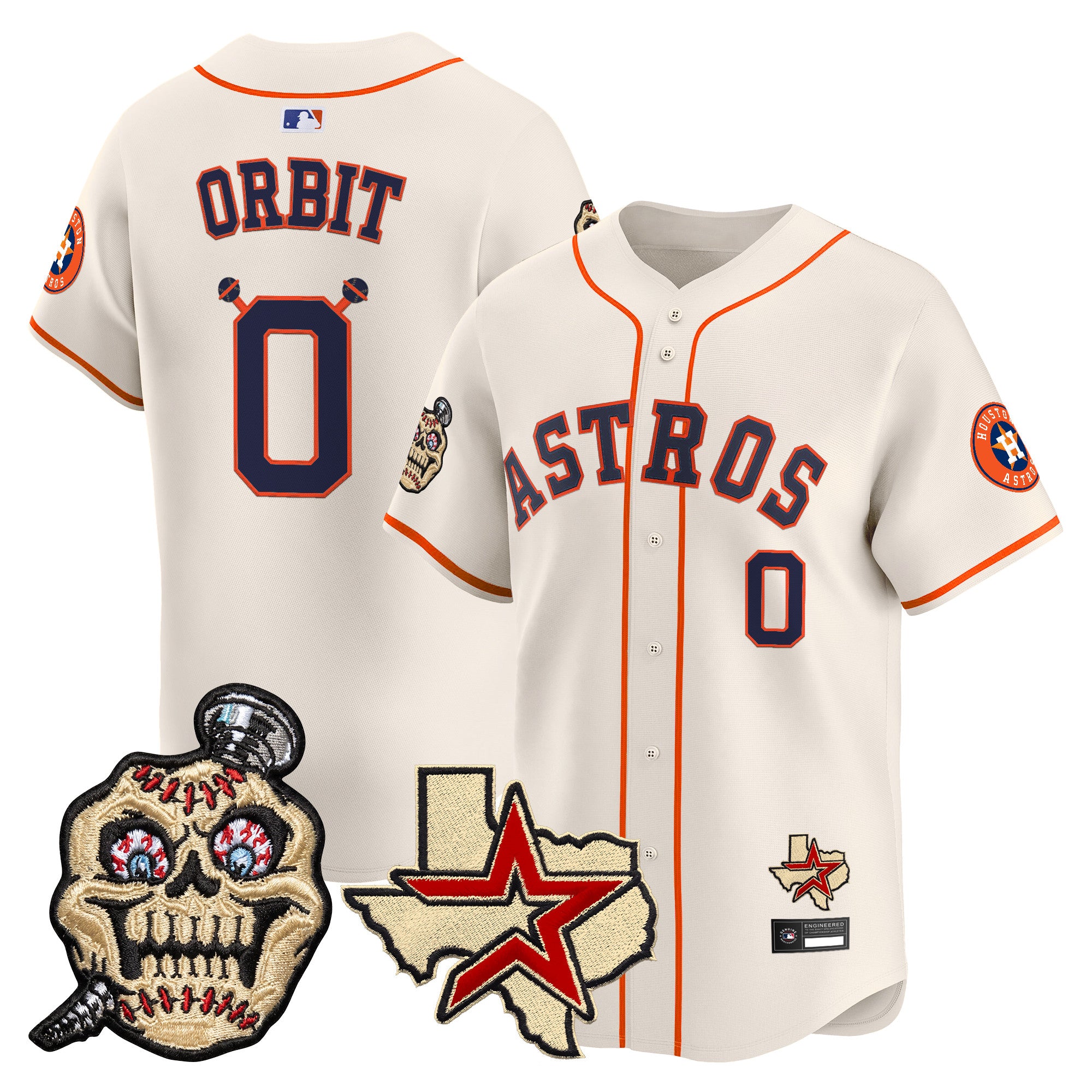 Men's Houston Astros Screwed Up Click Vapor Premier Limited Jersey - All Stitched