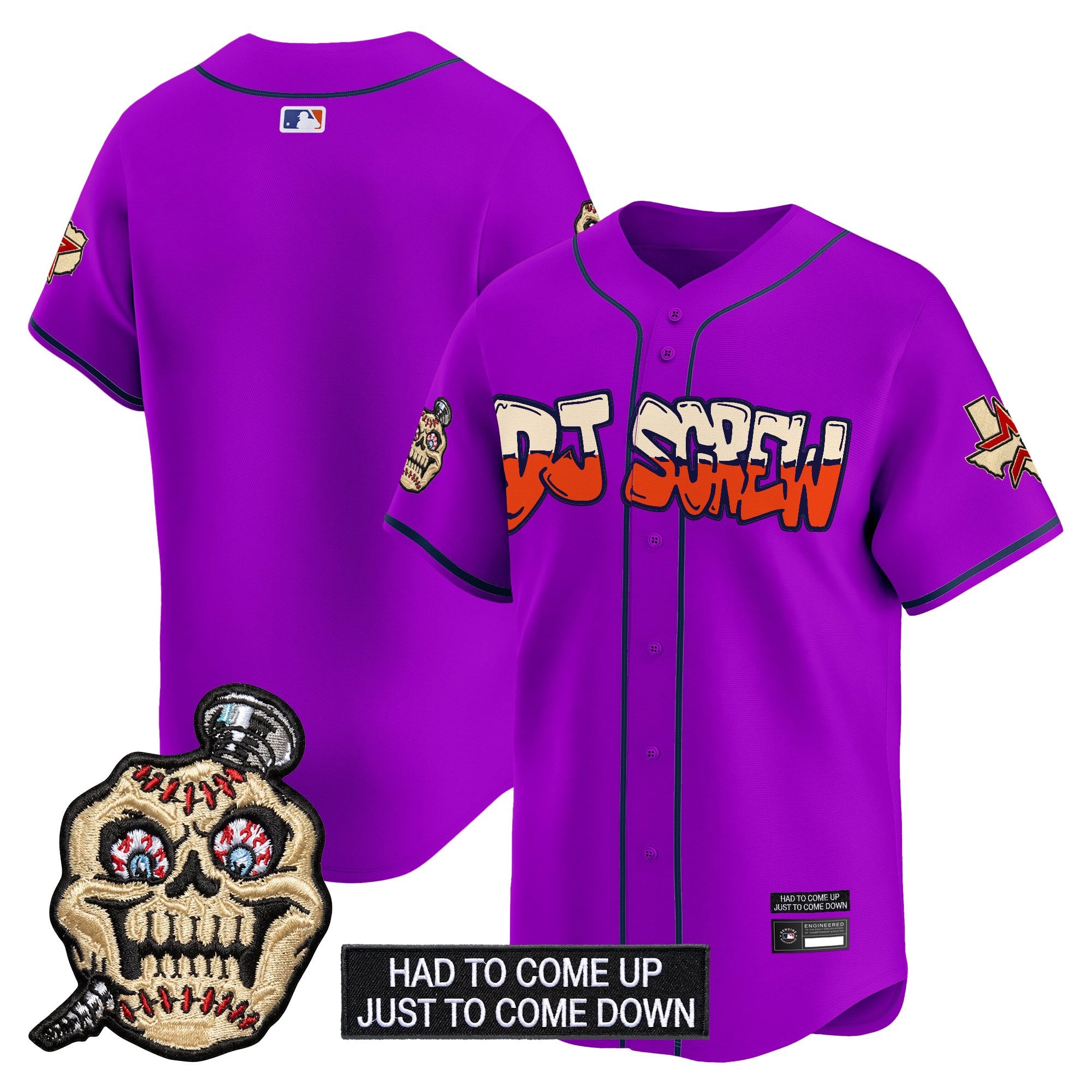 Men's Houston Astros Screwed Up Click Vapor Premier Limited Jersey V2 - All Stitched