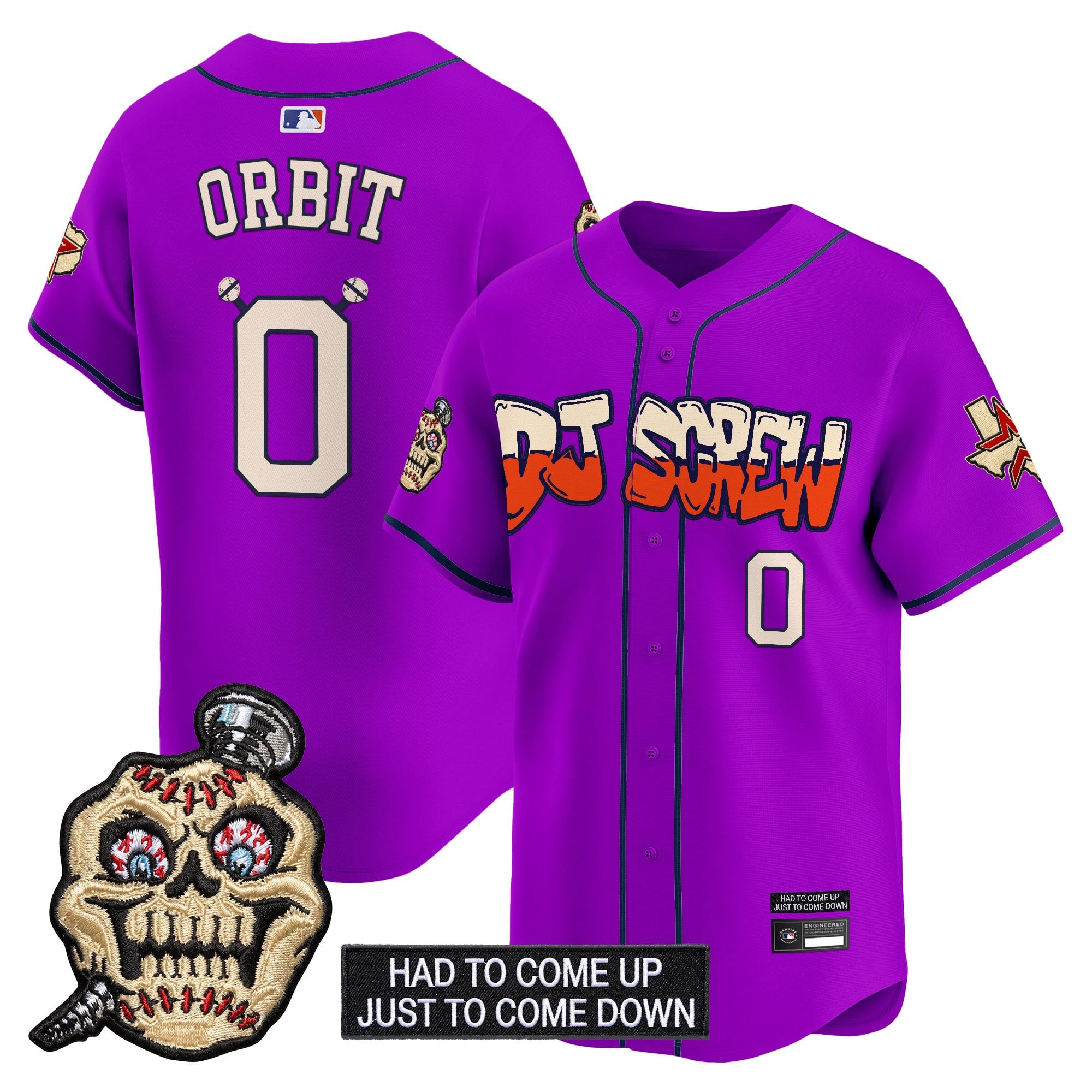 Men's Houston Astros Screwed Up Click Vapor Premier Limited Jersey V2 - All Stitched