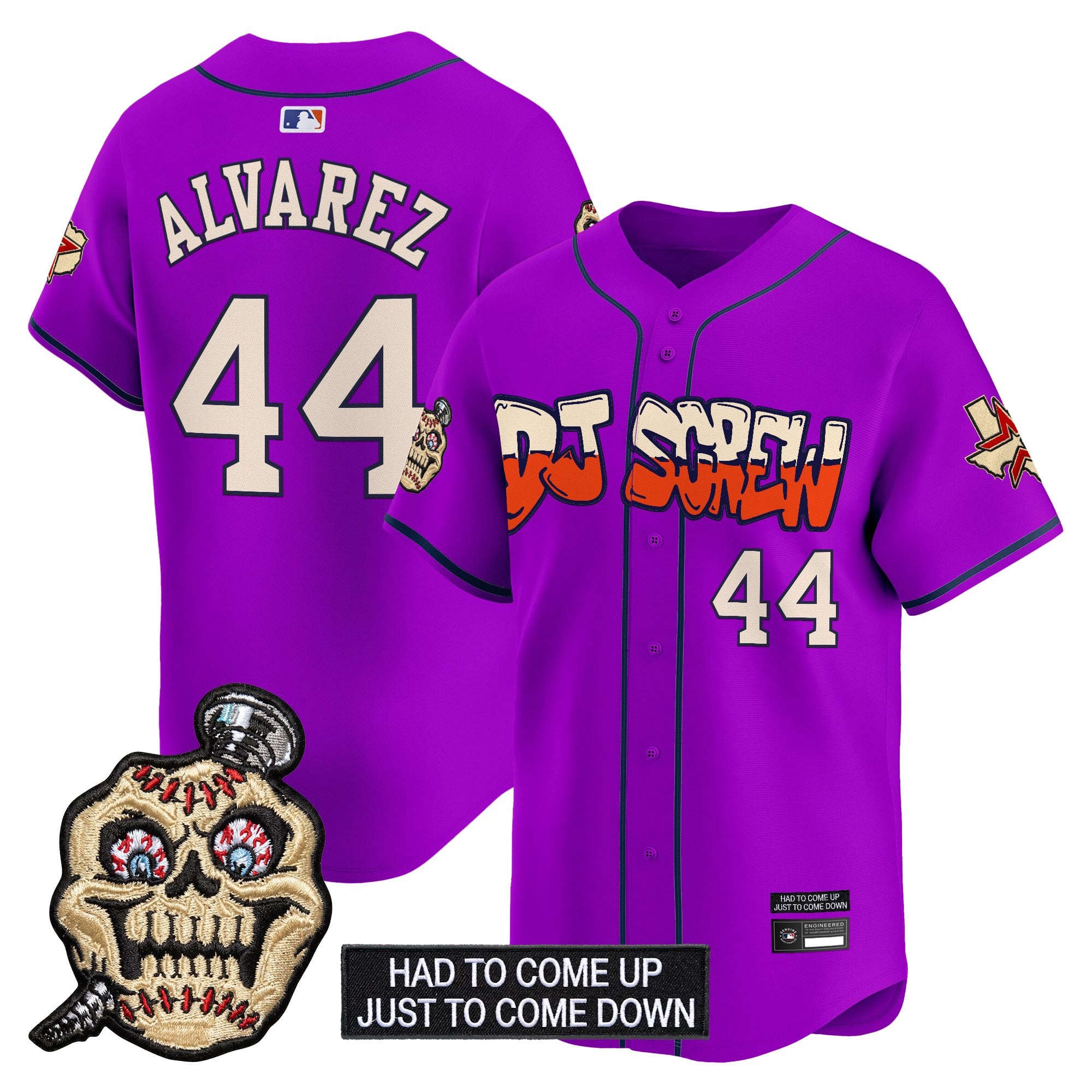 Men's Houston Astros Screwed Up Click Vapor Premier Limited Jersey V2 - All Stitched