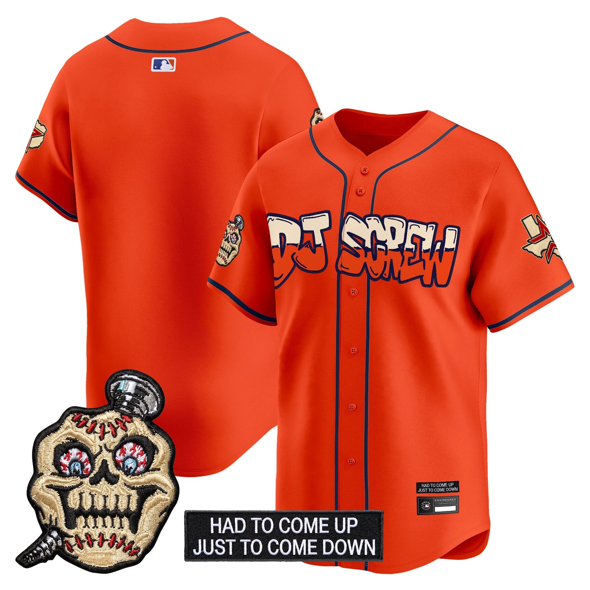 Men's Houston Astros Screwed Up Click Vapor Premier Limited Jersey V2 - All Stitched