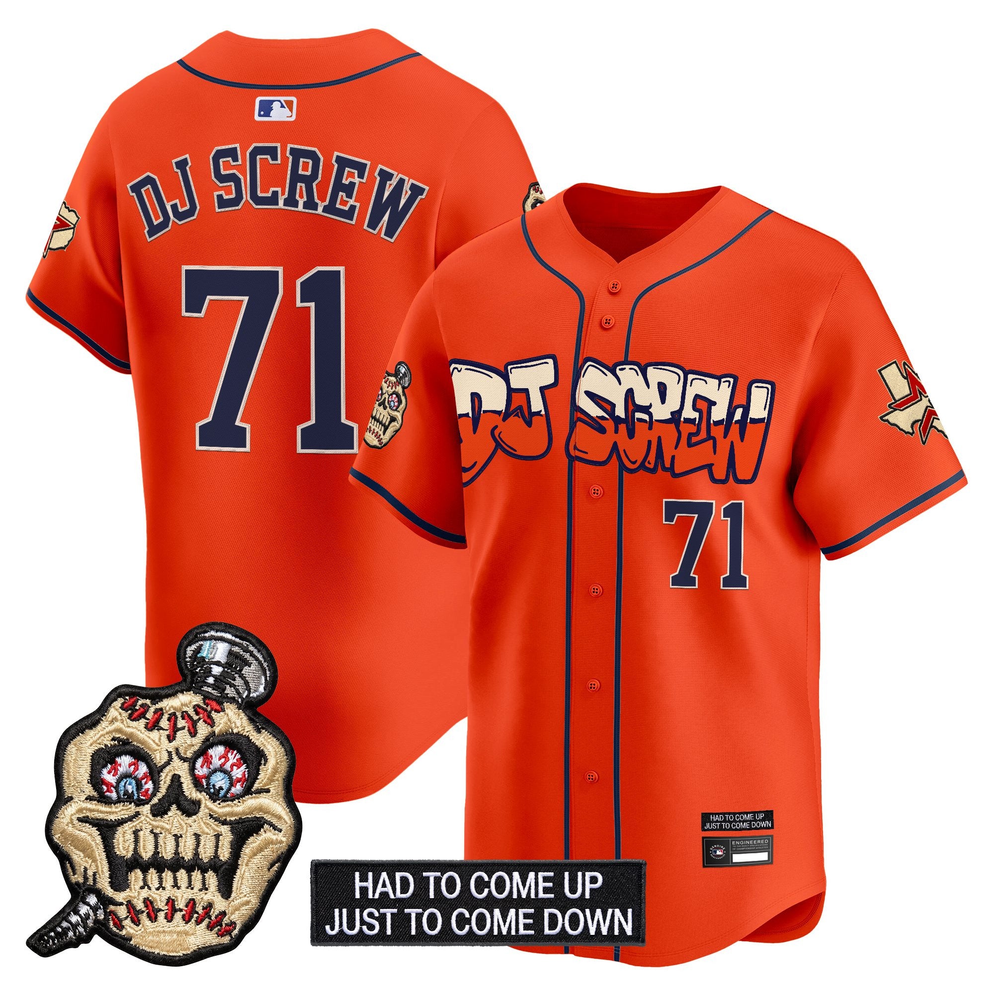 Men's Houston Astros Screwed Up Click Vapor Premier Limited Jersey V2 - All Stitched