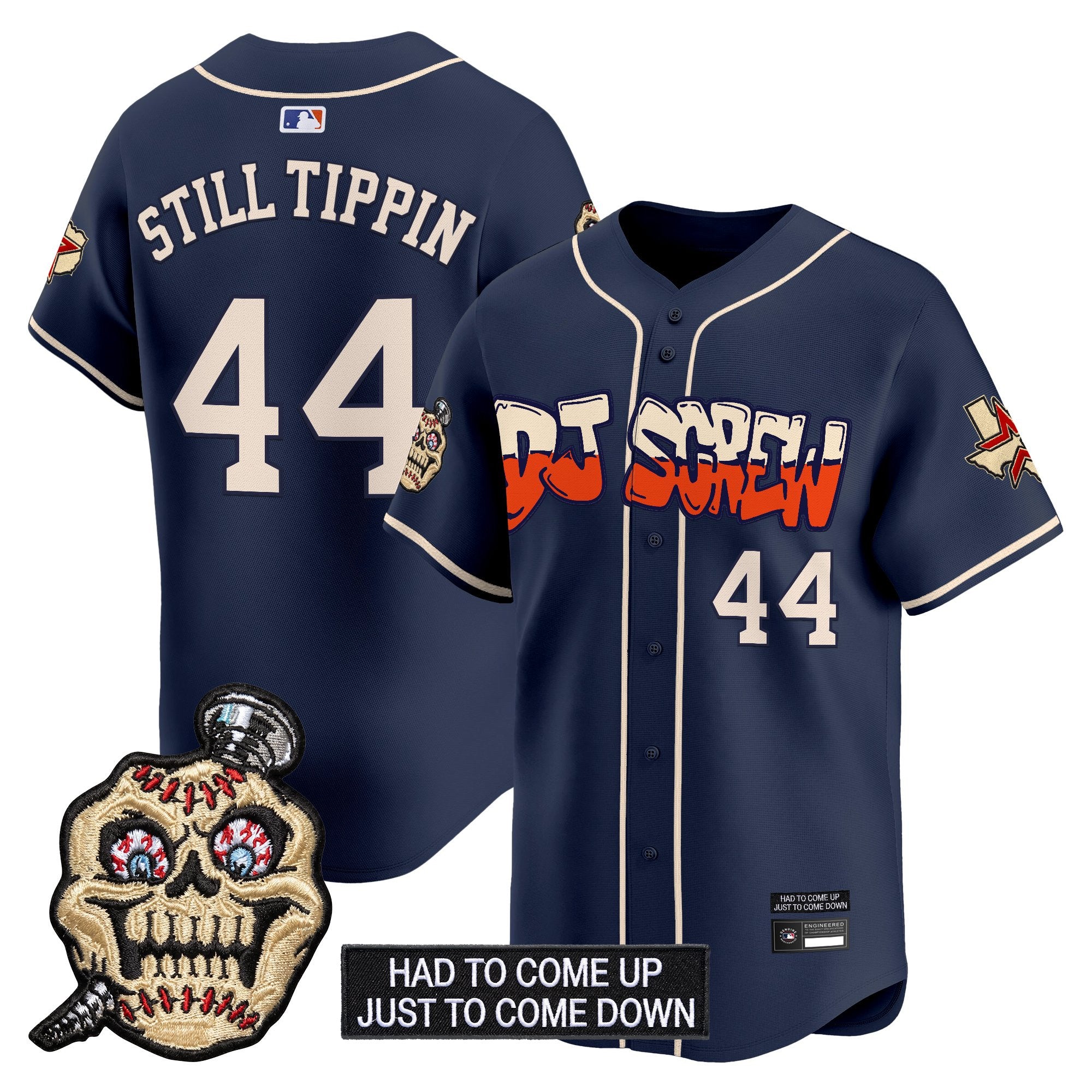 Men's Houston Astros Screwed Up Click Vapor Premier Limited Jersey V2 - All Stitched