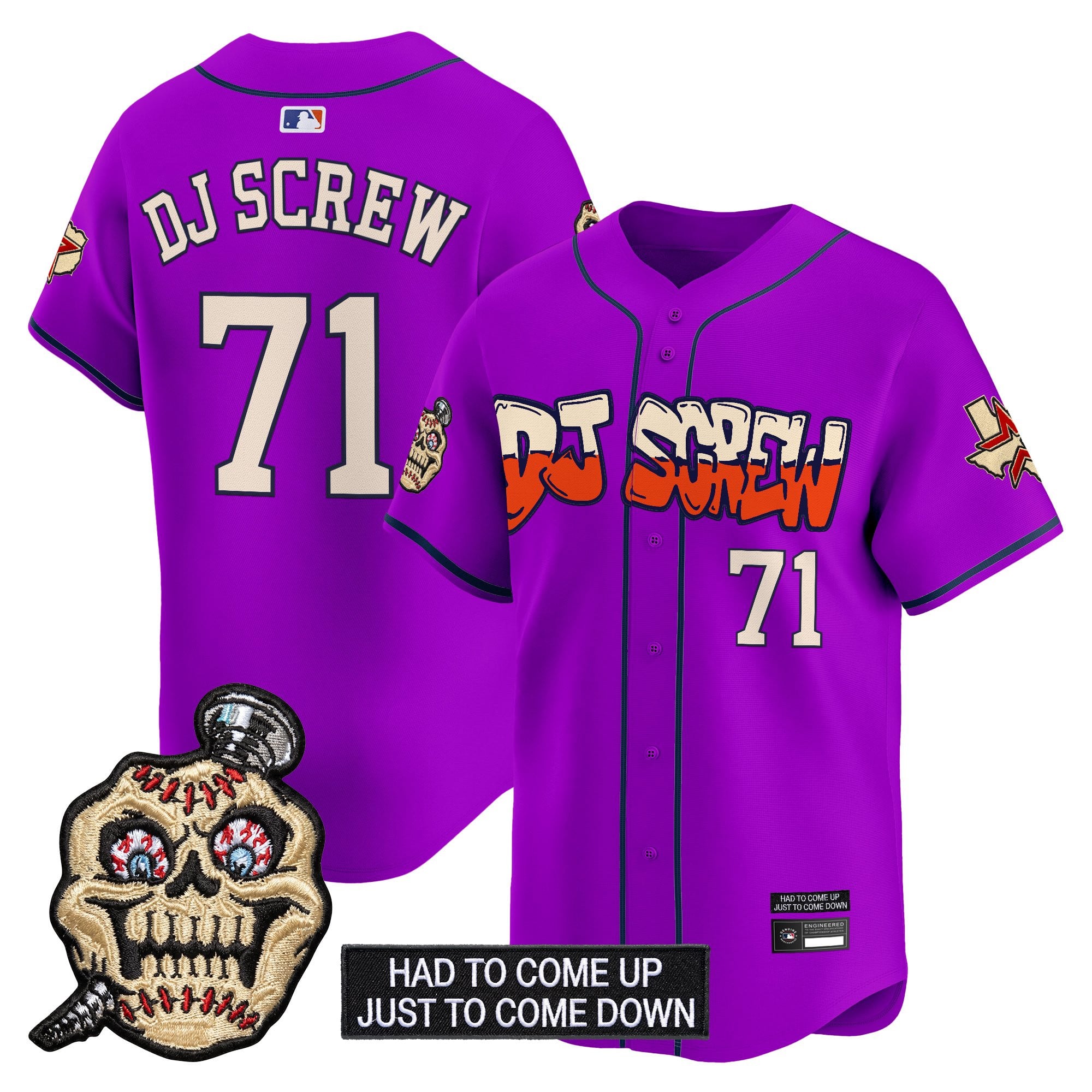 Men's Houston Astros Screwed Up Click Vapor Premier Limited Jersey V2 - All Stitched