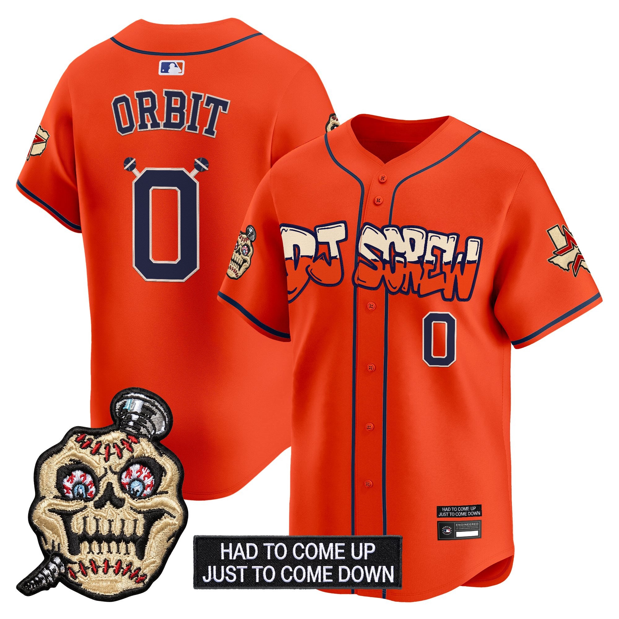 Men's Houston Astros Screwed Up Click Vapor Premier Limited Jersey V2 - All Stitched