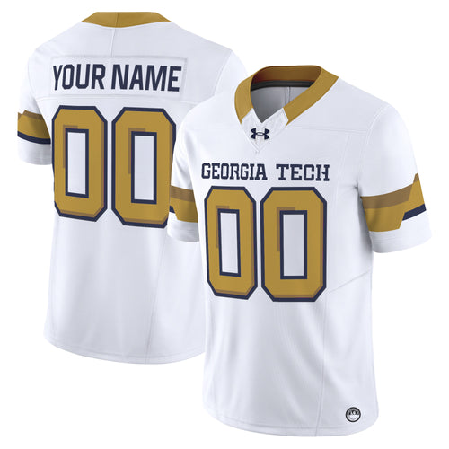Georgia Tech Yellow Jackets 2026 Vapor Limited Custom Jersey - All stitched