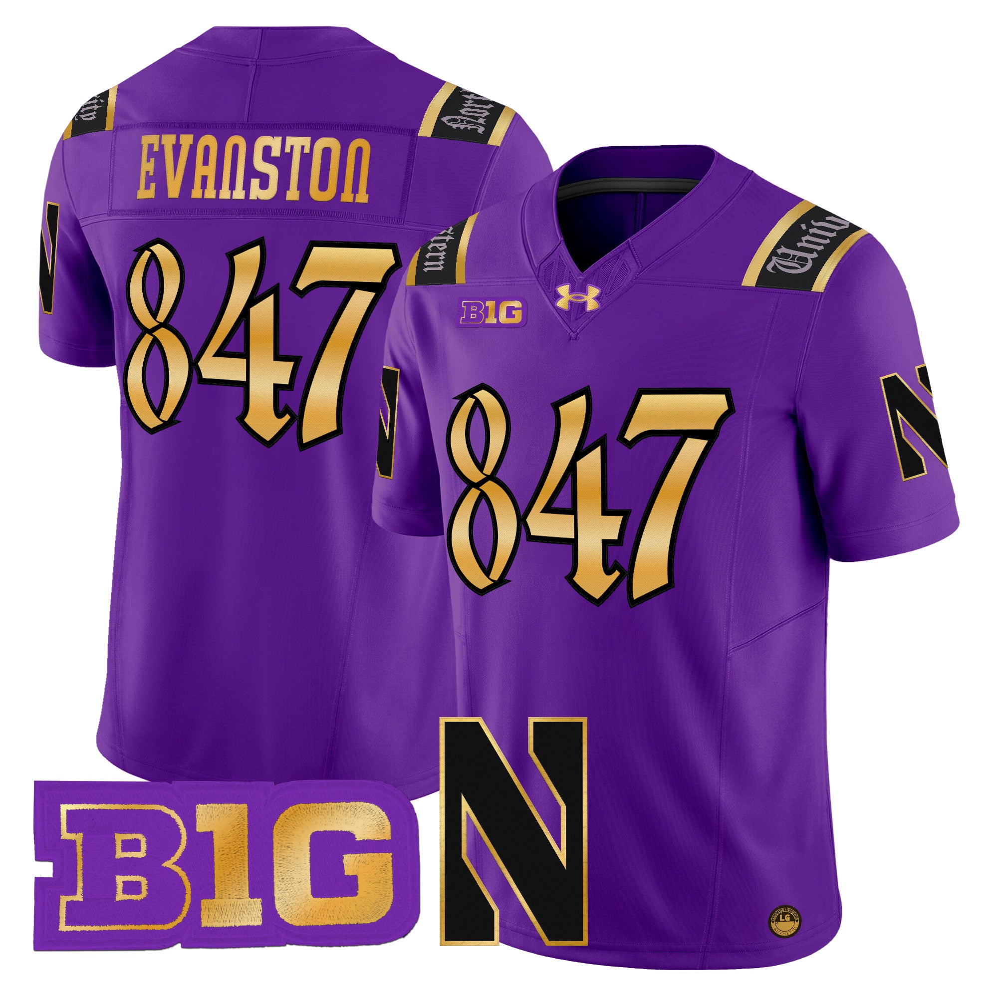 Northwestern Wildcats 2026 Vapor Limited Jersey - All stitched