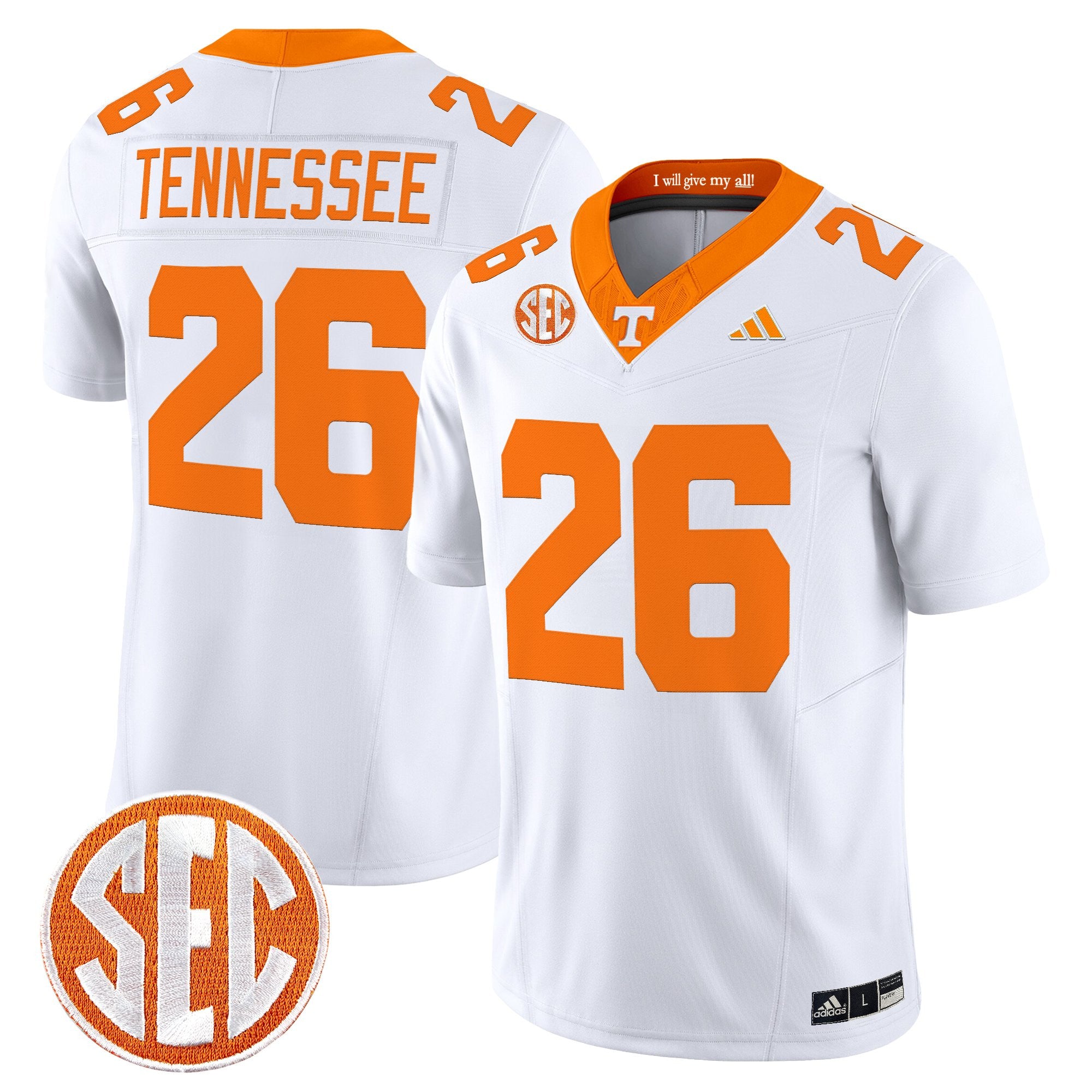 Men's Tennessee Volunteers 2026 Vapor Limited Jersey - All Stitched